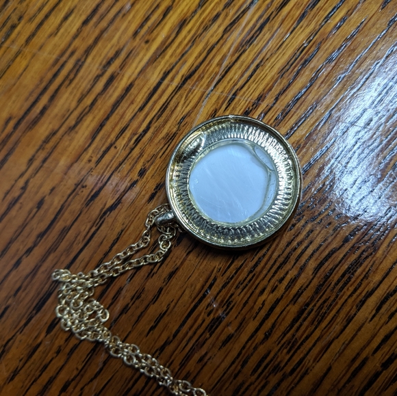 Necklace Gold White Stone 14th and Union - Picture 3 of 8